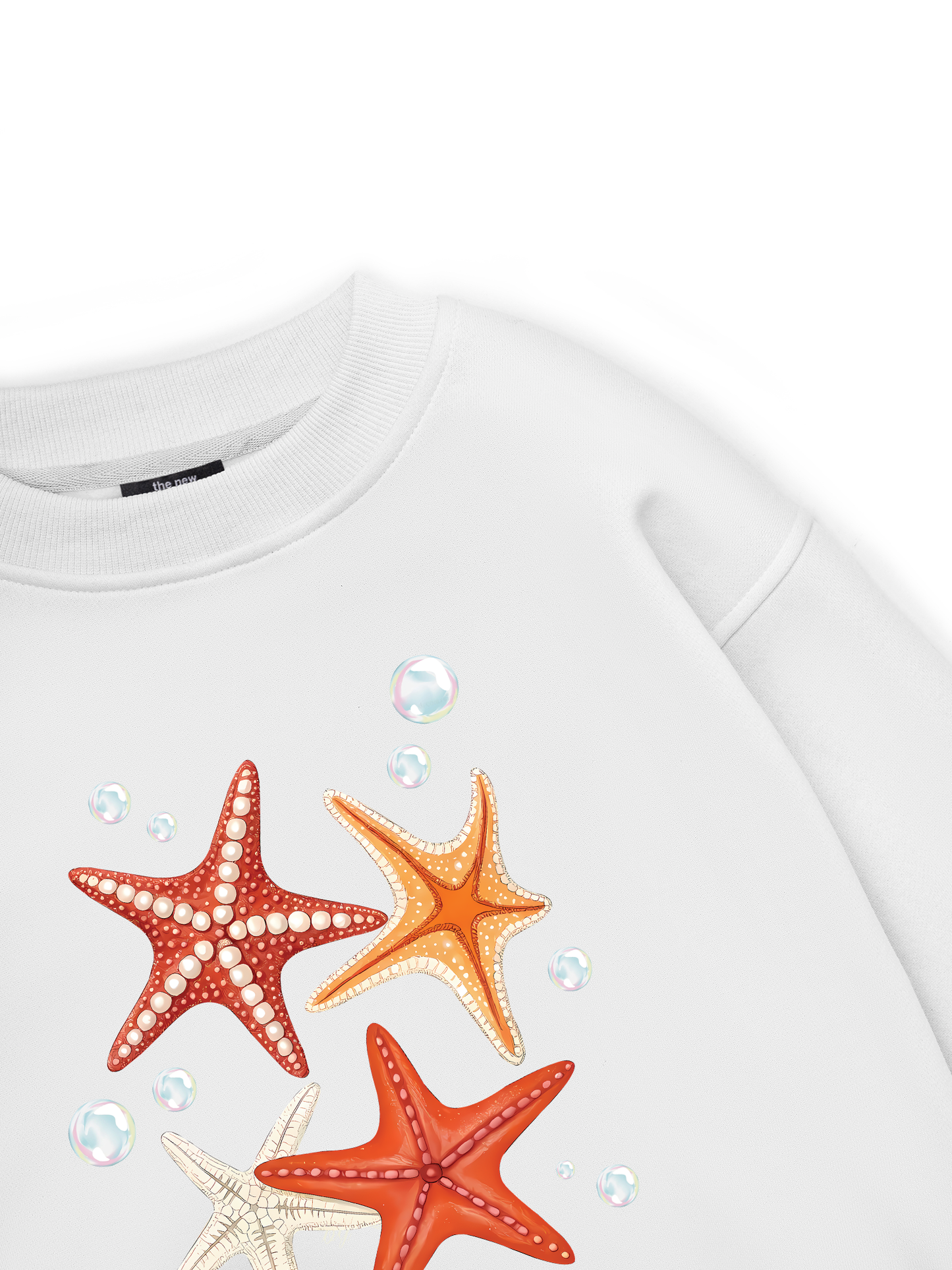 Ocean Orange StarFish  Sweater