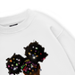 Colorful Diamond Hairpin Afro Girl Sweater