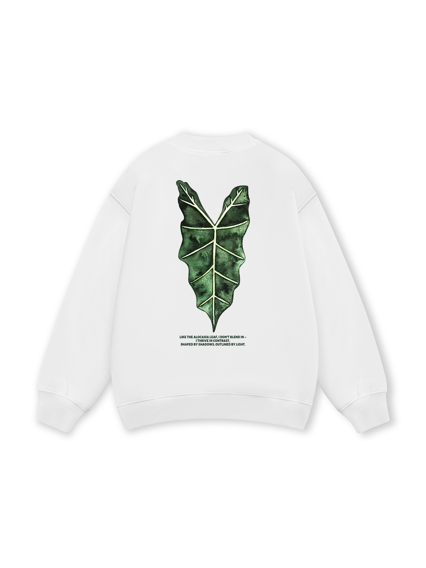 Tropical Alocasia Leaf Sweater