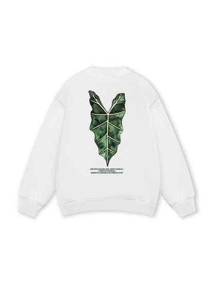 Tropical Alocasia Leaf Sweater