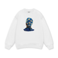 Blue Daisy Hairstyle Sweater