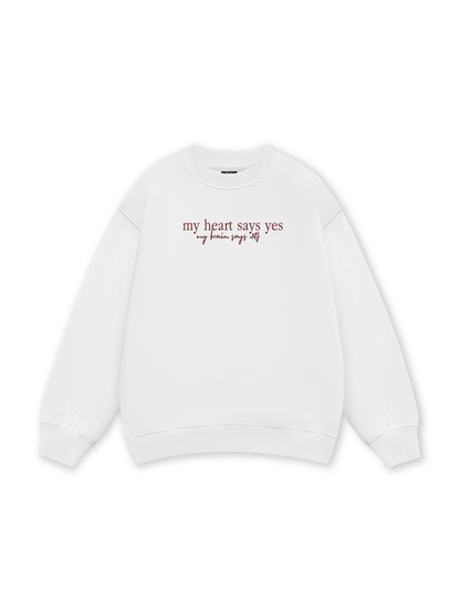 My Heart Say Yes Sweater