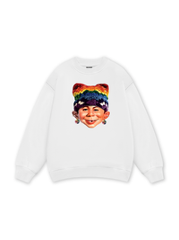 Bad Boy & Rainbow Crochet Hat Sweater