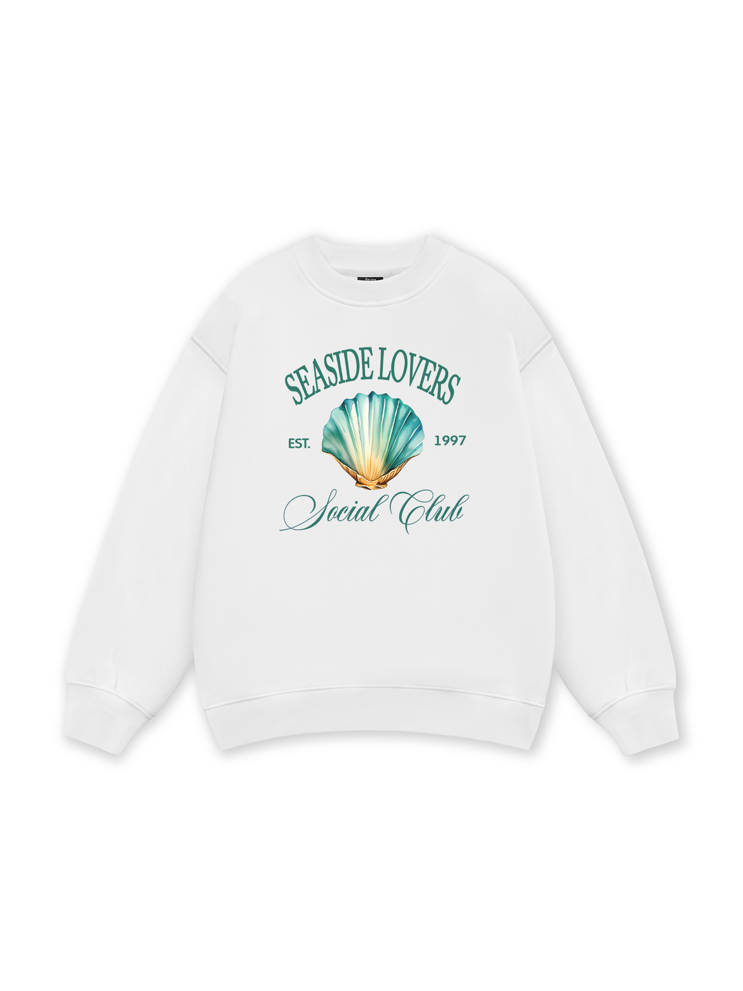 Ocean Seaside Love Green Sweater