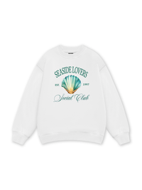 Ocean Seaside Love Green Sweater