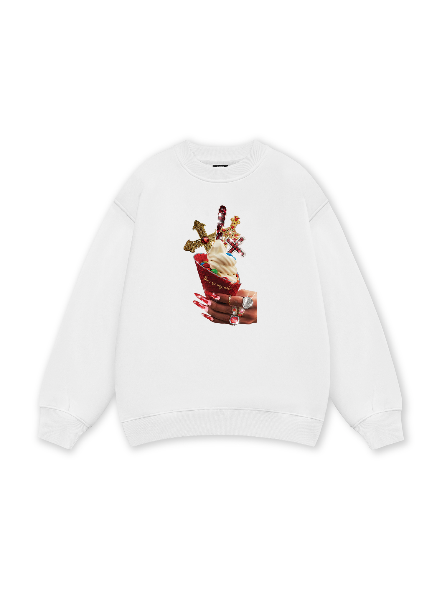 Gem Cross Ice Cream Sweater