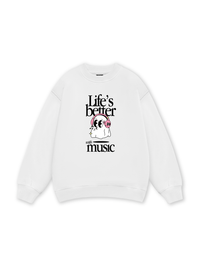 Life_s Better With Music Sweater