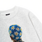 Blue Daisy Hairstyle Sweater
