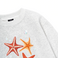 Ocean Orange StarFish  Sweater