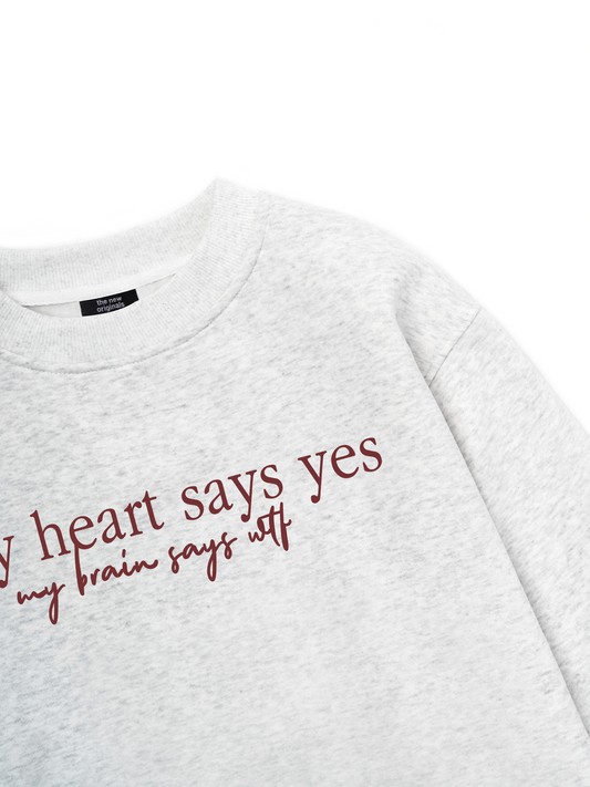 My Heart Say Yes Sweater