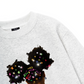 Colorful Diamond Hairpin Afro Girl Sweater