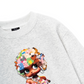 Colorful Plush Doll Head Cover Cartoon girl Sweater
