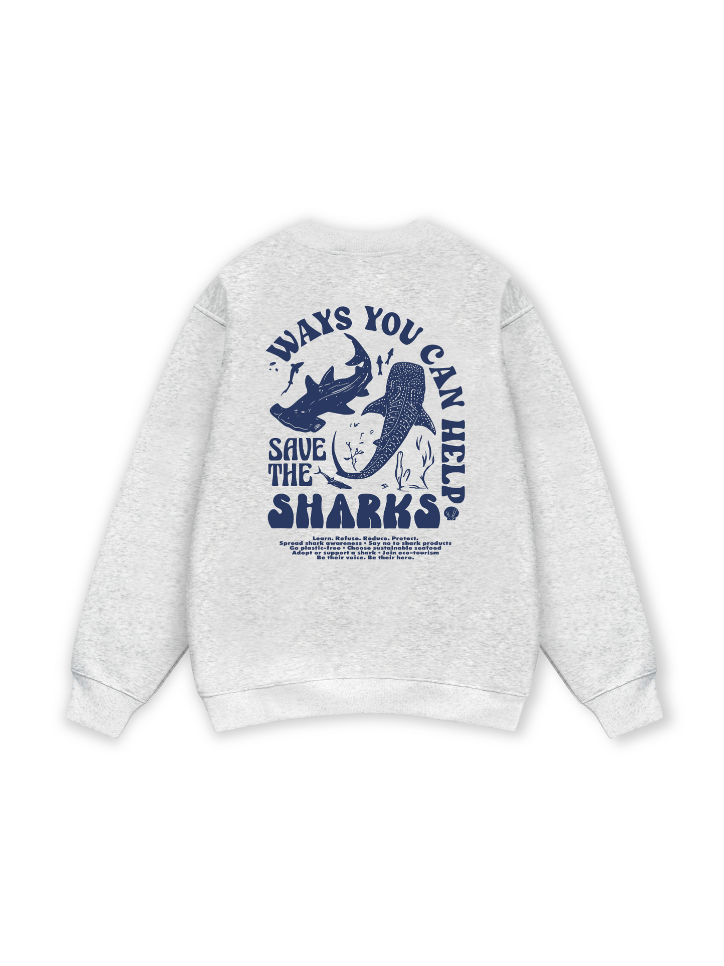 Ocean Save The Shark Sweater