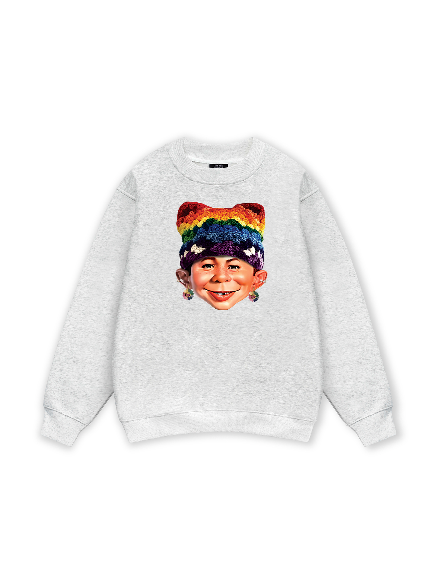 Bad Boy & Rainbow Crochet Hat Sweater