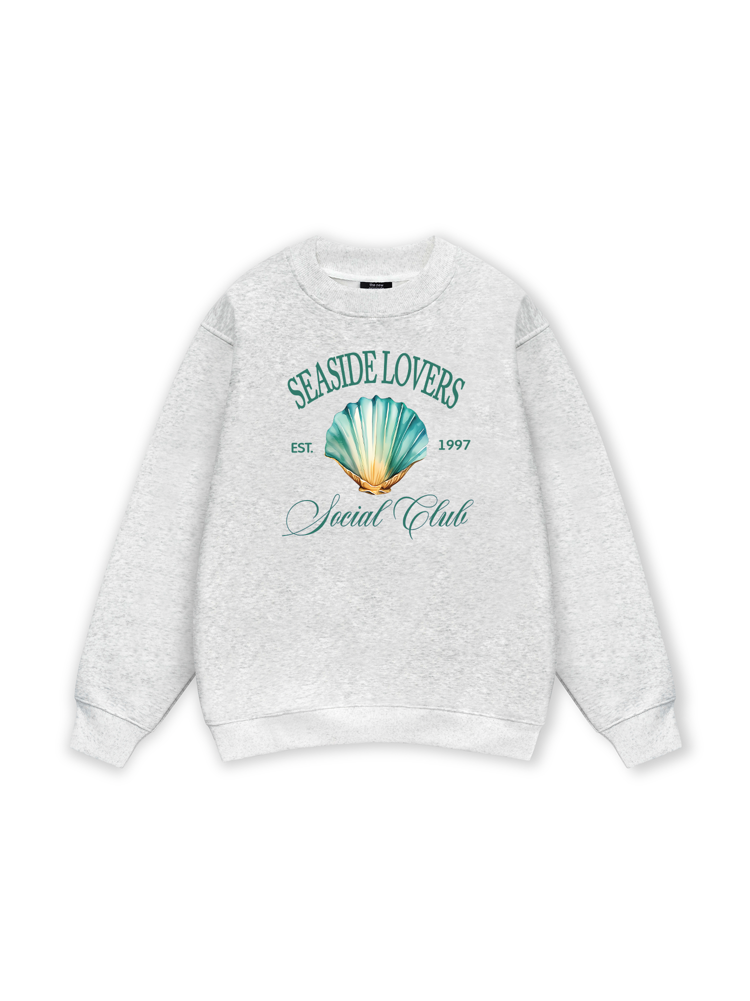 Ocean Seaside Love Green Sweater