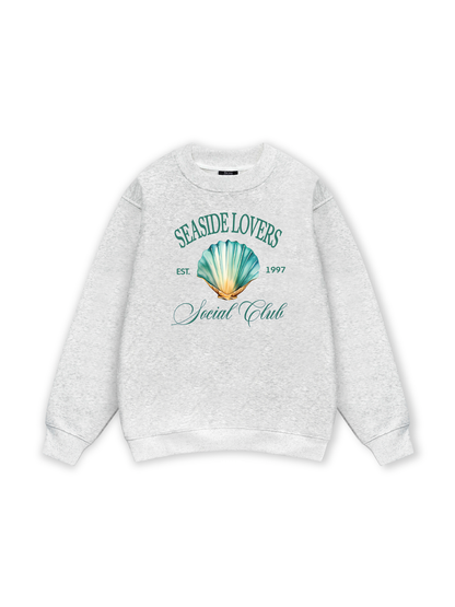 Ocean Seaside Love Green Sweater