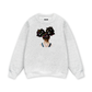 Colorful Diamond Hairpin Afro Girl Sweater
