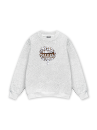 Art Pearl Lip Black Sweater