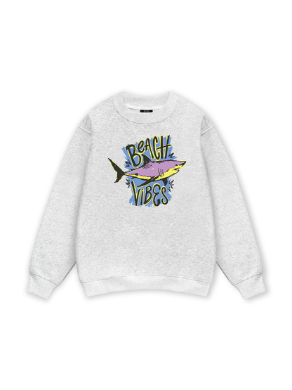 Ocean Beach Vibes Shark Sweater