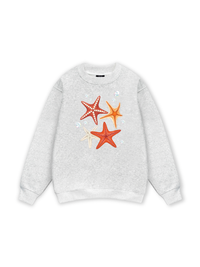 Ocean Orange StarFish  Sweater
