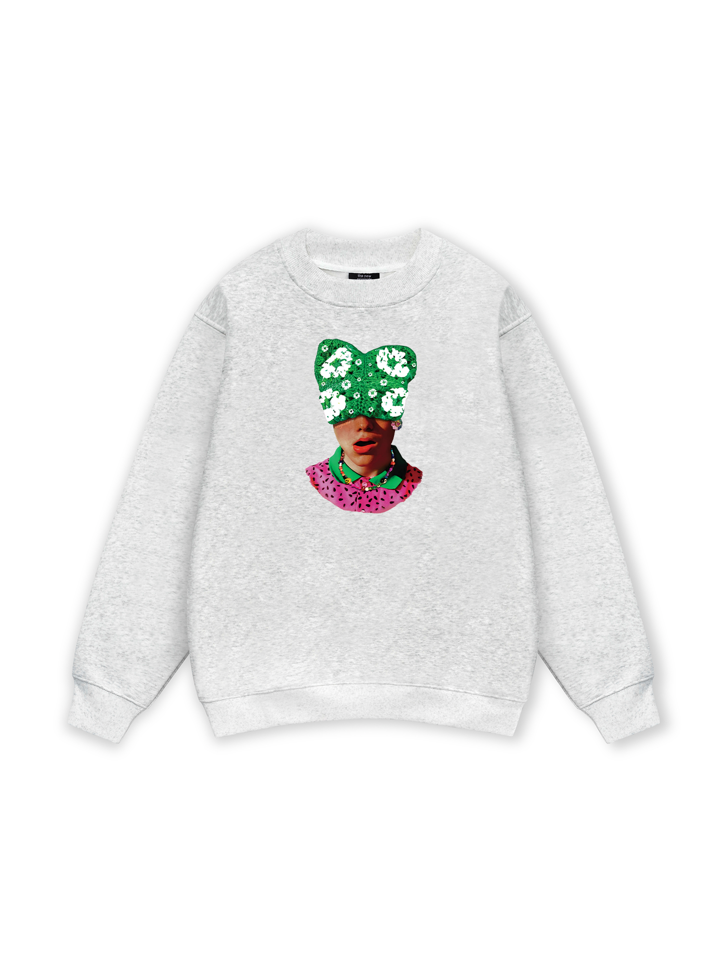 Summer Dopamine Kitty Cap Pink Gradient Sweater