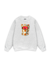 Functional Cat-ear Cap Black Sweater
