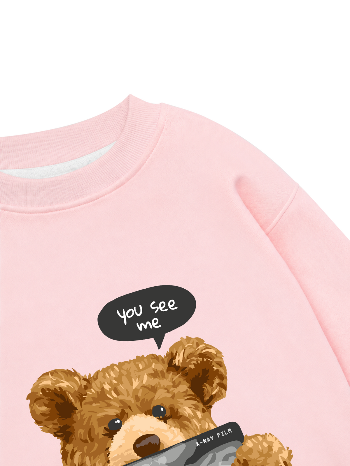 Áo Sweater Nỉ Hai Da You See Me Through