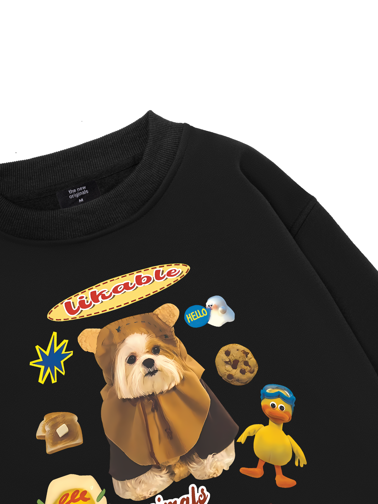 Sweet Pastry And Puppy Duck Sweater