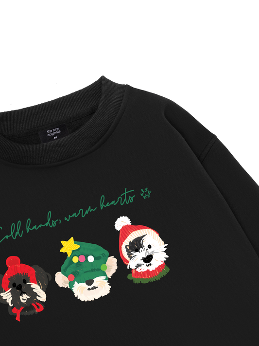 Animal Mood Cold Hand Warrm Heart Sweater