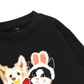 Animal Mood Bestie Puppy And Meow Sweater