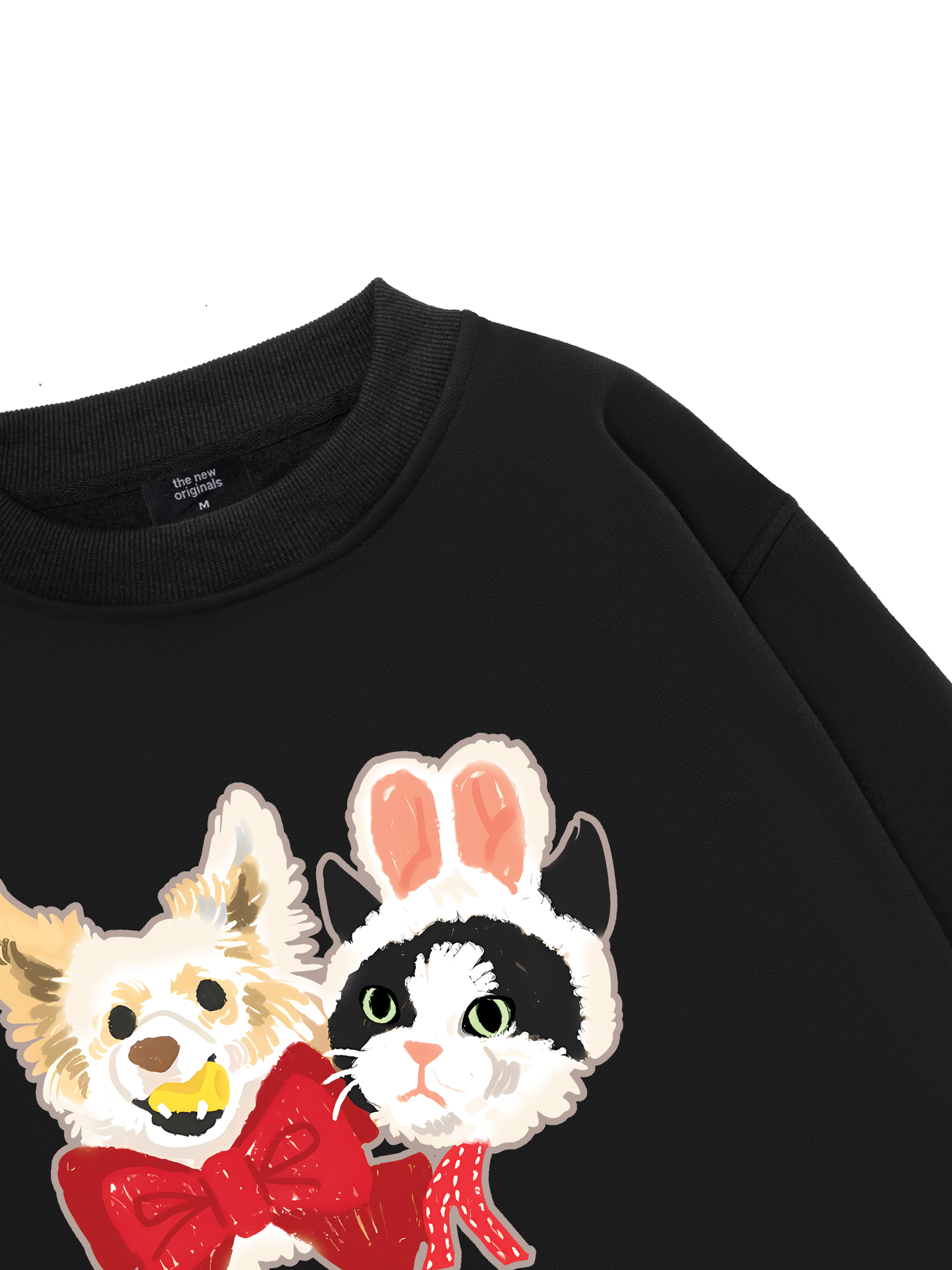 Animal Mood Bestie Puppy And Meow Sweater