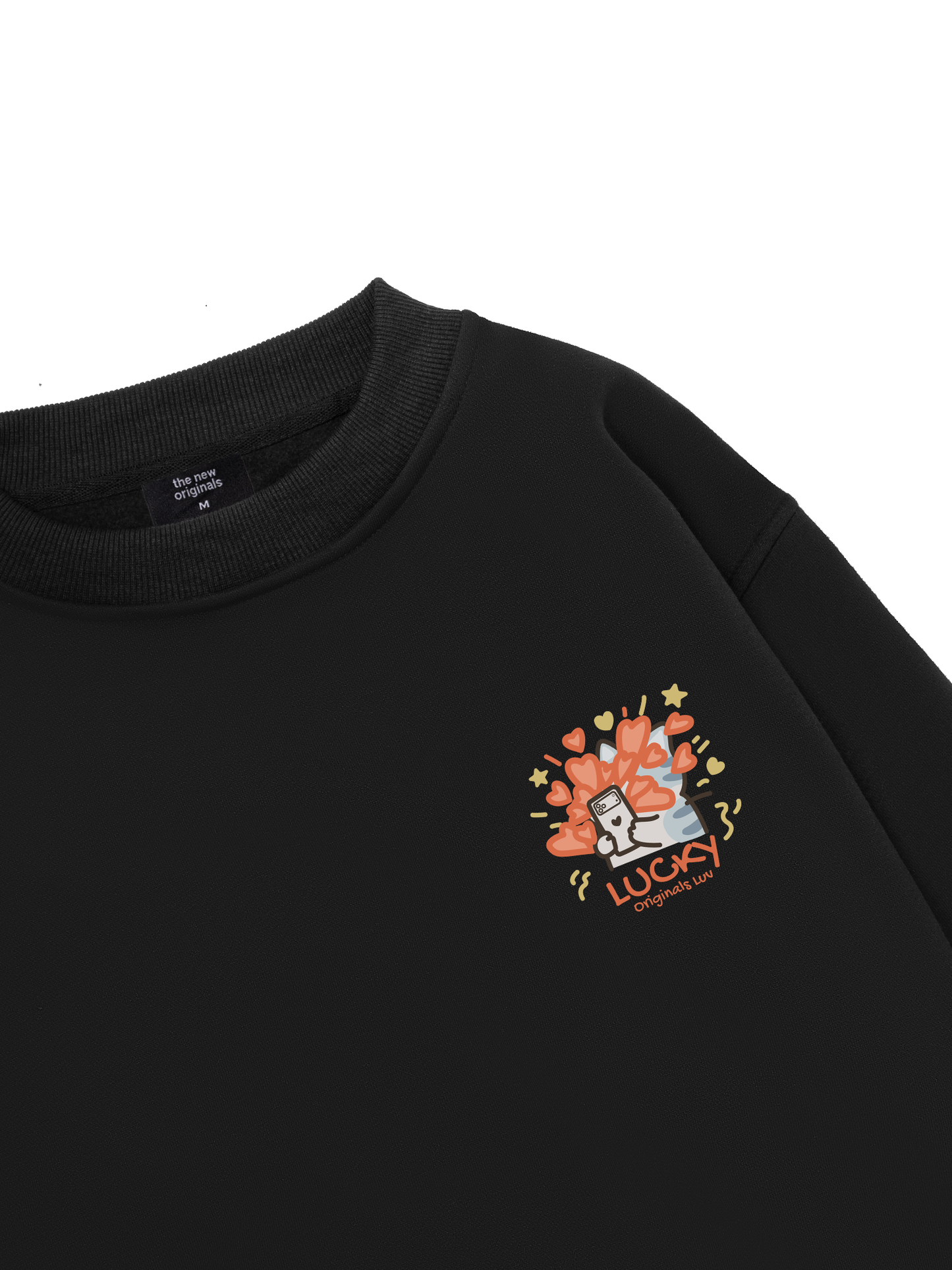 Lucky Luv Cat Couple Sweater