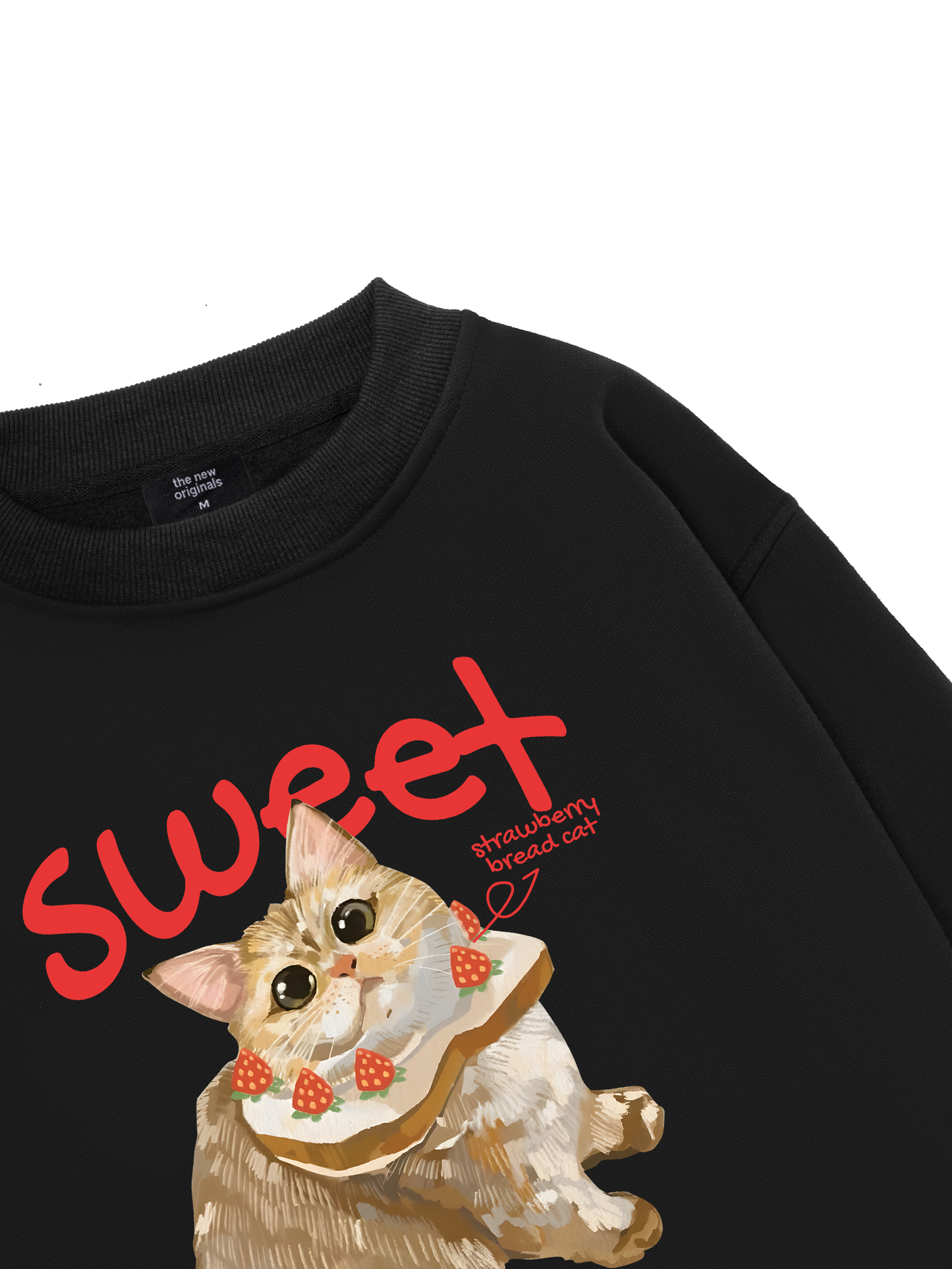 Strawberry Bread Cat Sweater