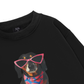Animal Pink Glasses Sweater