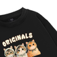 Cute Three Cat Vitamin Meow Sweater