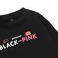 Sweet Pastry Black Pink Meow Meow Strawberry Sweater