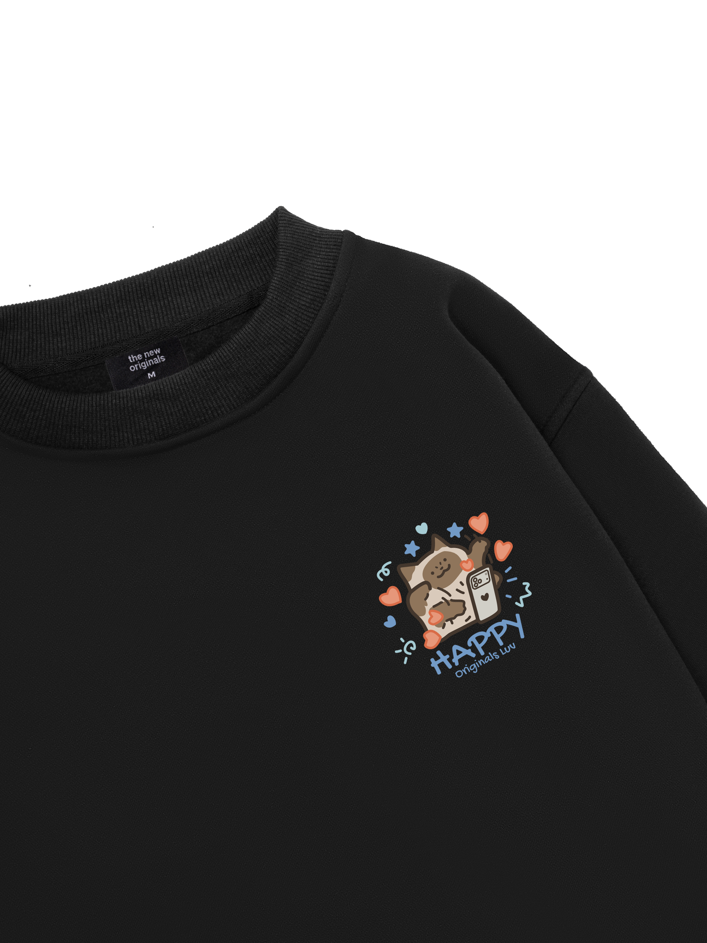 Happy Luv Cat Couple Sweater