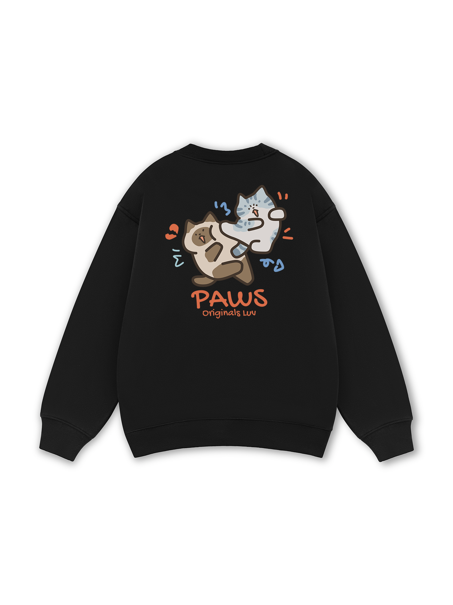 Paws Luv Cat Couple Sweater