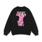 Pink Fuzzy Font Rabbit Sweater