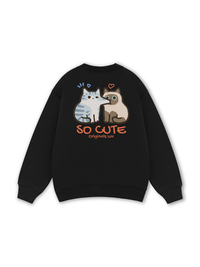 So Cute Cat Couple Sweater