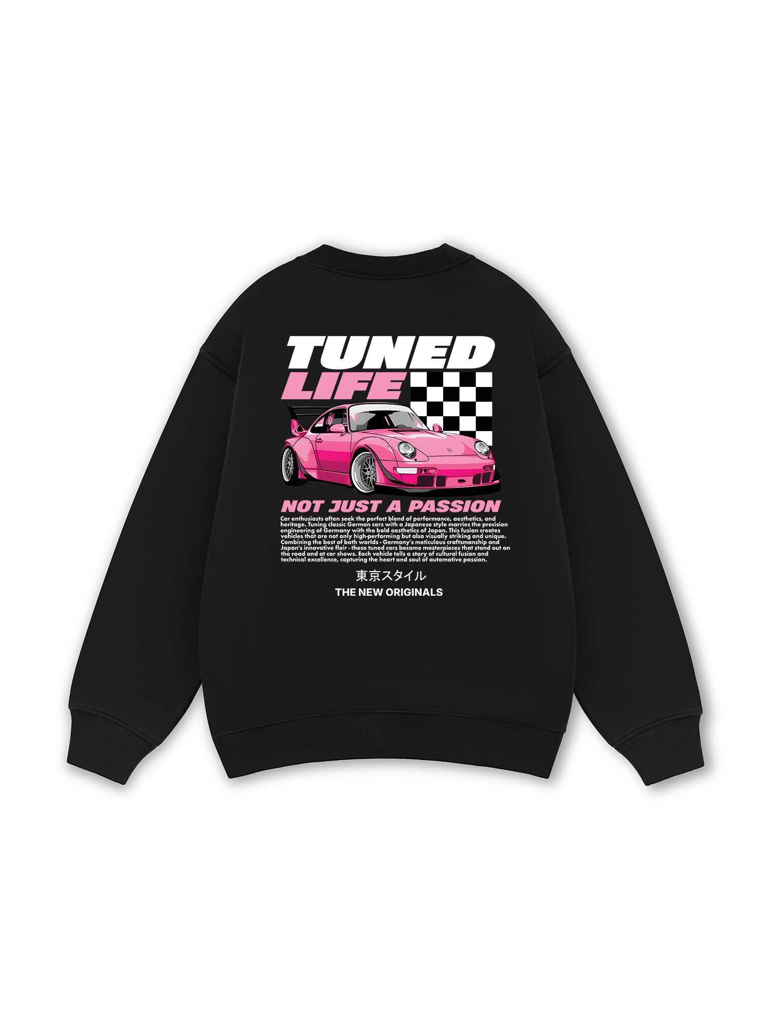 CAR Tuned Pink Sweater