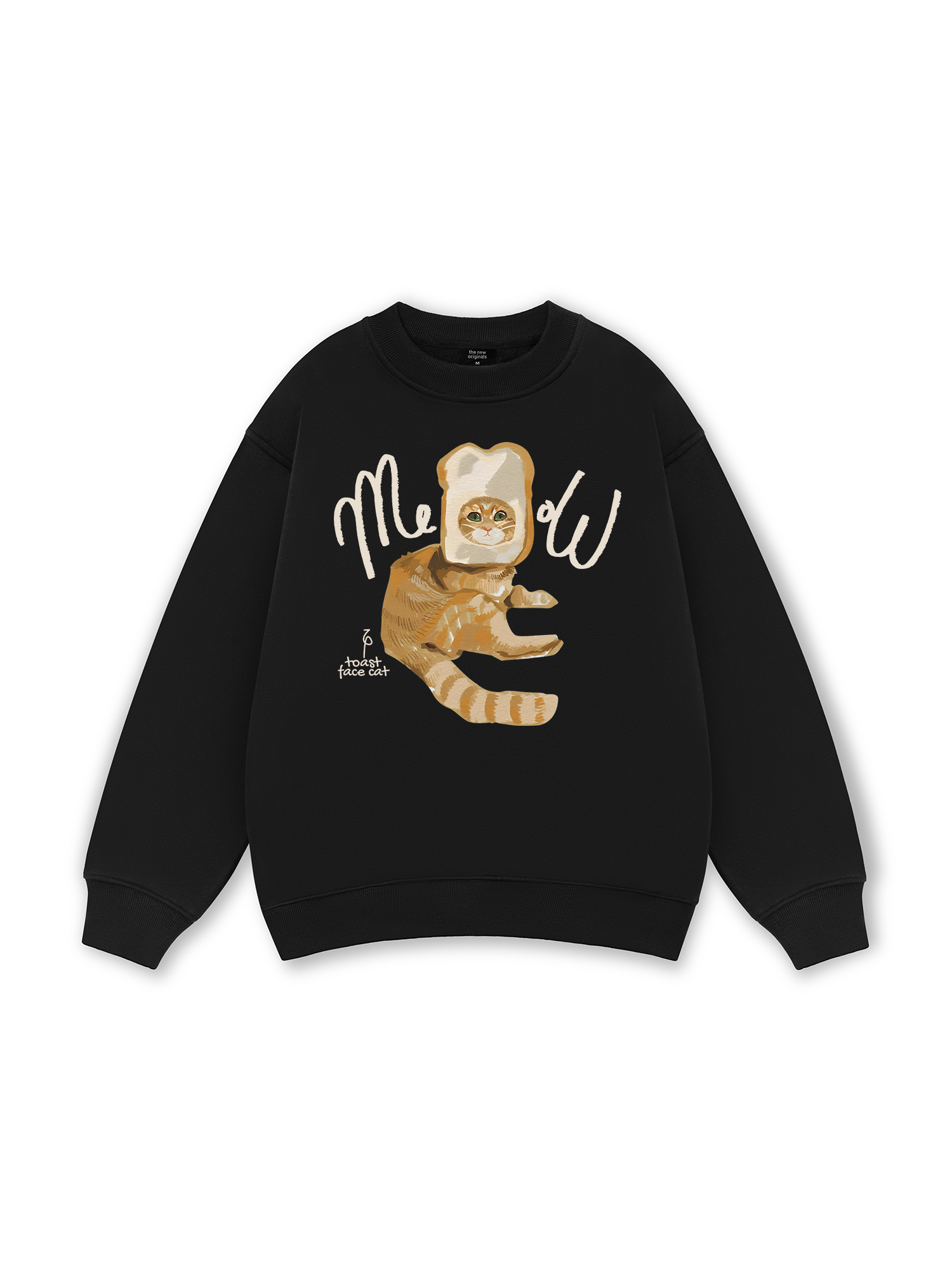 Toast Face Cat Sweater