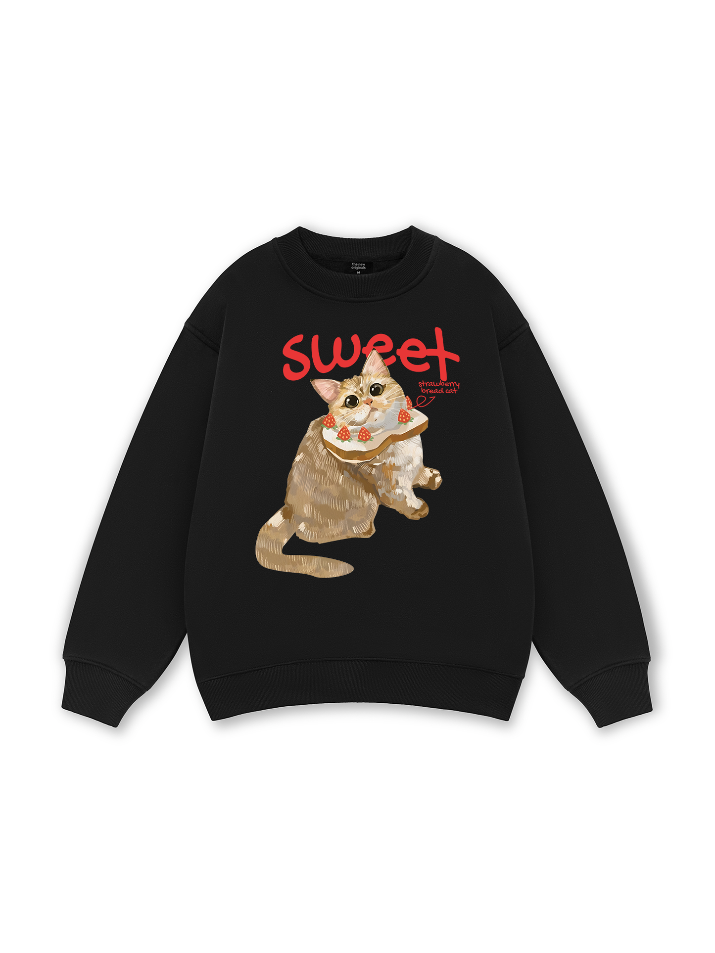 Strawberry Bread Cat Sweater
