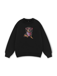 Animal Pink Glasses Sweater