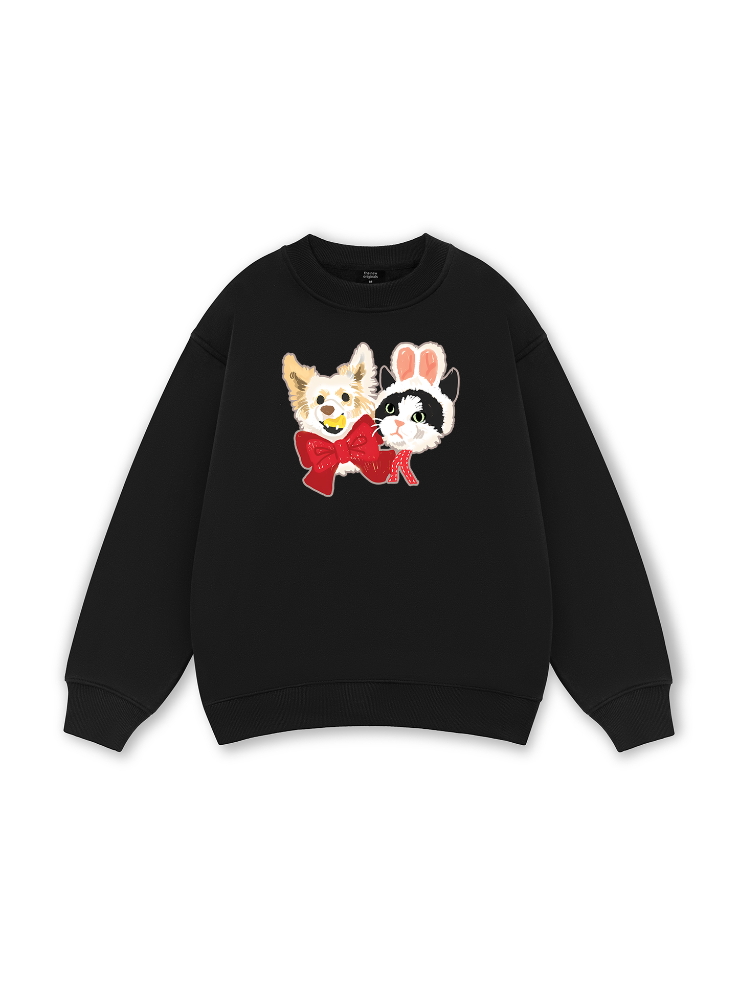 Animal Mood Bestie Puppy And Meow Sweater