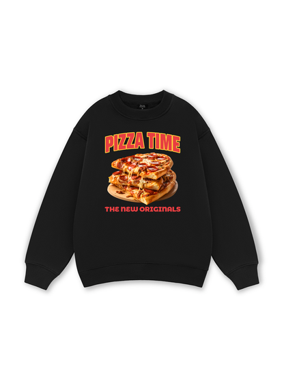 Foody Pizza Time Sweater