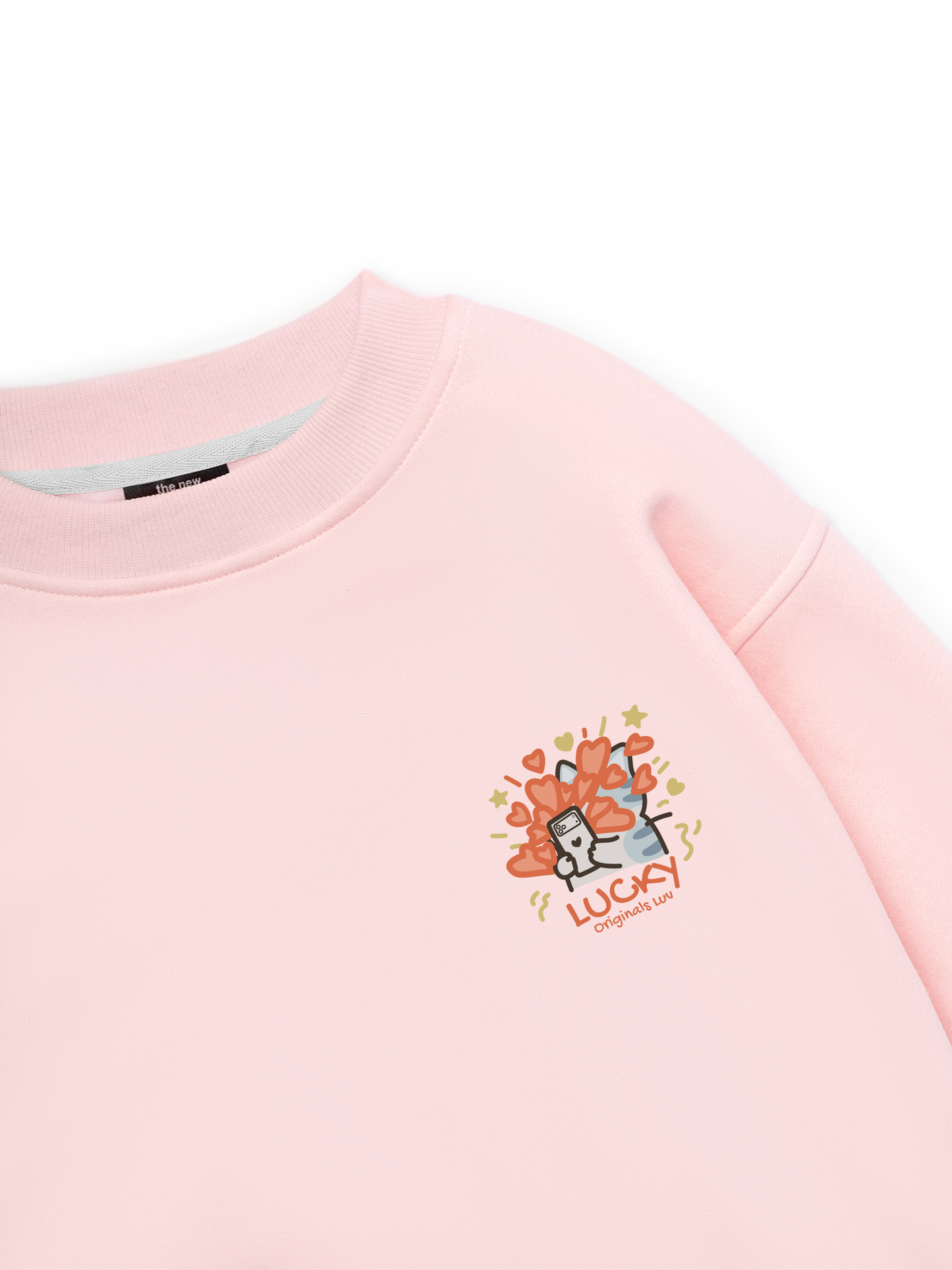 Lucky Luv Cat Couple Sweater