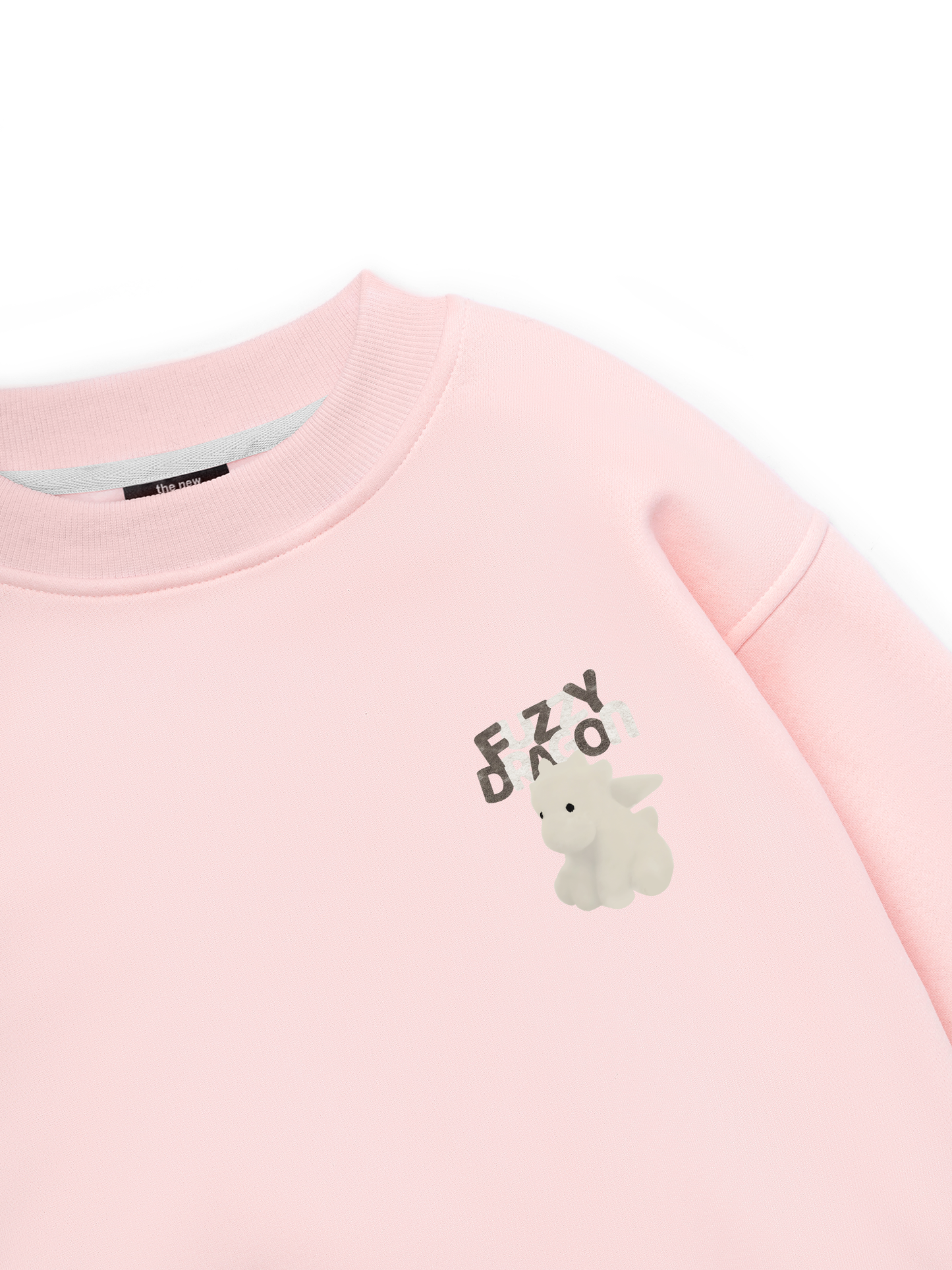 Fuzzy Font Dragon Sweater