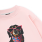 Animal Pink Glasses Sweater