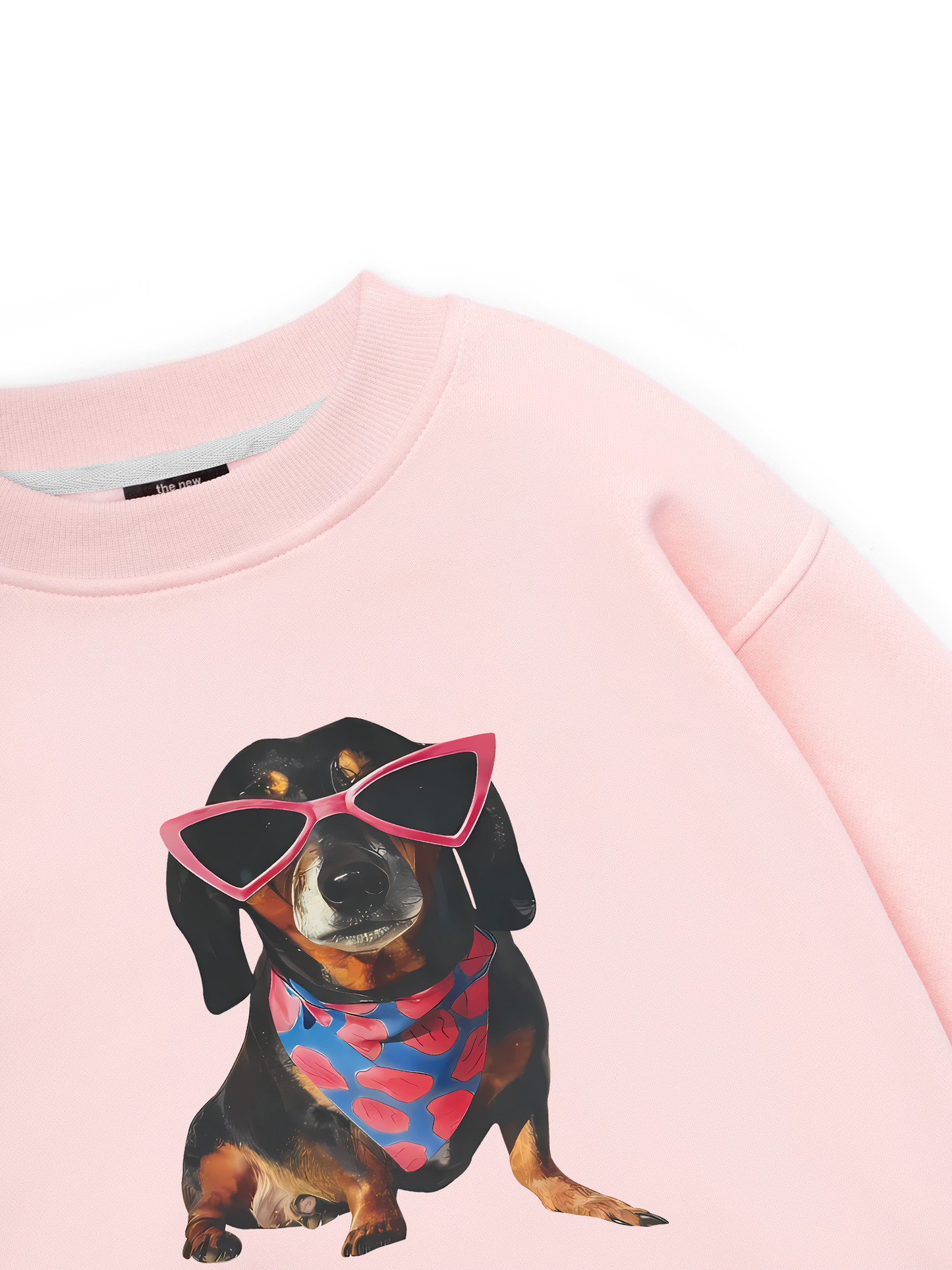 Animal Pink Glasses Sweater